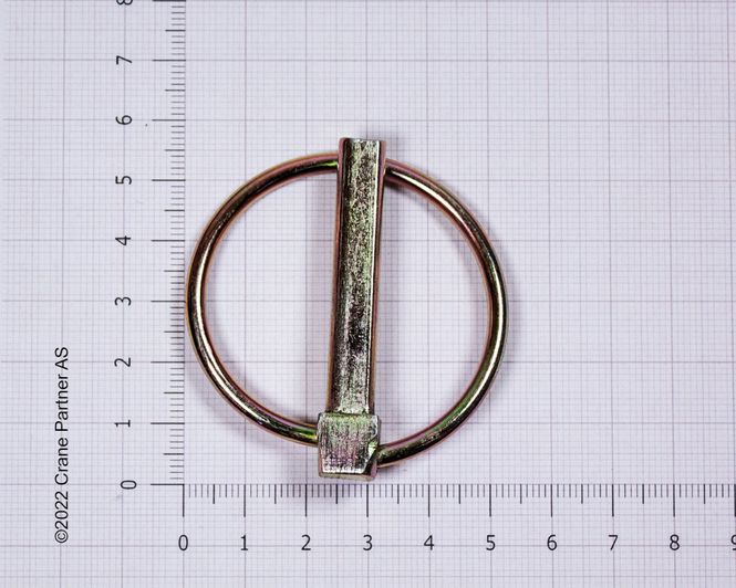 Hovedbilde Orepinn Gulkromaterte, 8mm - 10 stk.